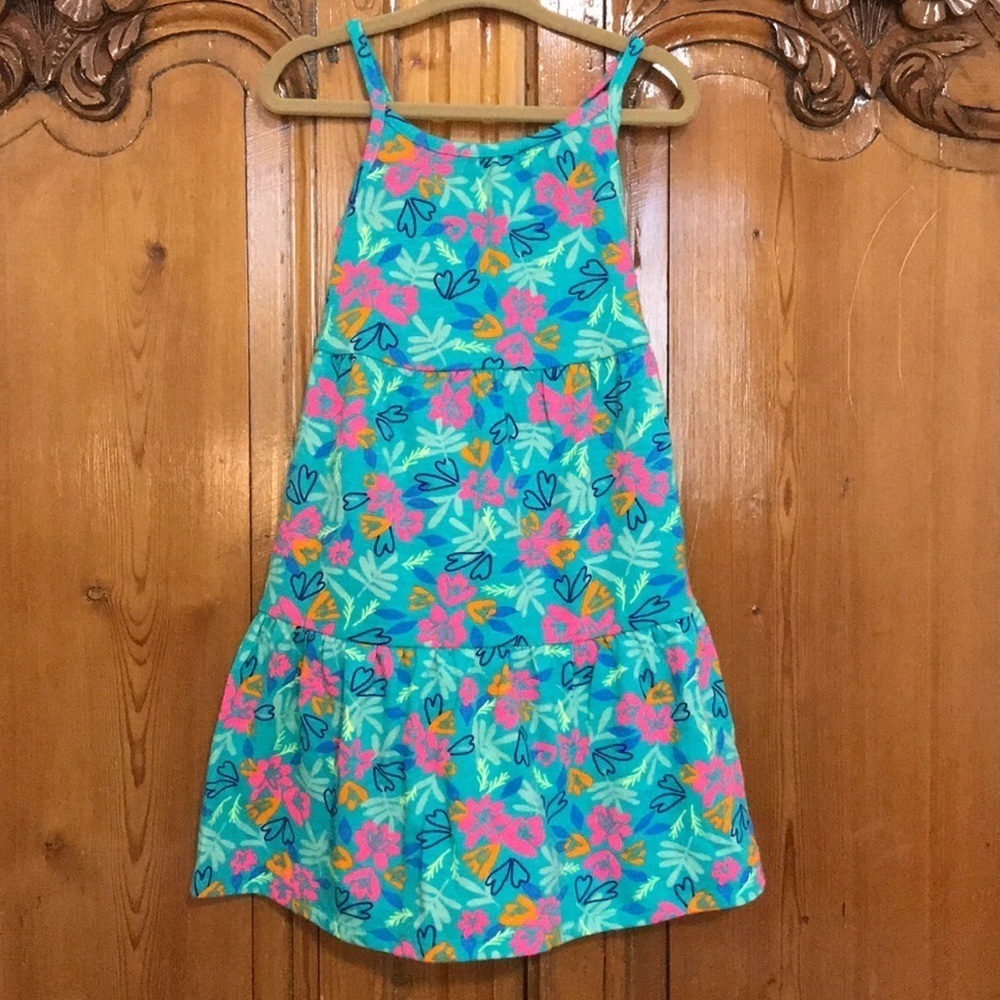 3/$20 Cat & Jack Bright Floral Print Fabric Dress